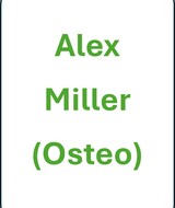 Book an Appointment with Alex Miller at Osteopathy Kitchener