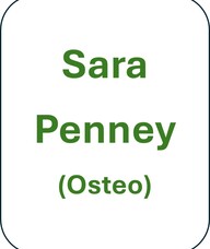 Book an Appointment with Sara Penney for Osteopathy